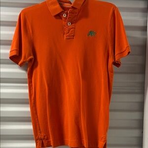 Aeropostale Women's Orange Polo Shirt ST